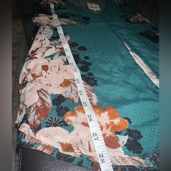 Free People NWT Mikayla Floral Print Tunic Long Sleeve Blouse Size XS/Small - Picture 11 of 16